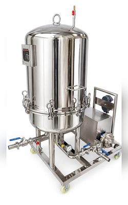 Chemtech Enterprise stainless steel sparkler filter – closed vessel unit on mobile trolley – photo 7