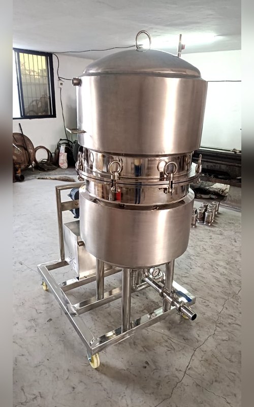 Chemtech Enterprise stainless steel sparkler filter – closed vessel unit on mobile trolley – photo 8