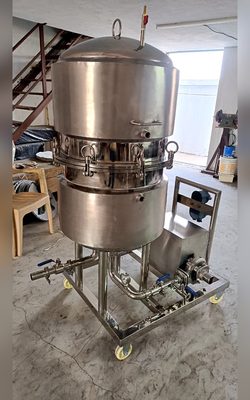 Chemtech Enterprise stainless steel sparkler filter – closed vessel unit on mobile trolley – photo 11