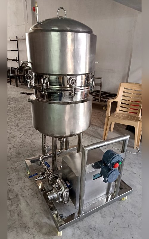 Chemtech Enterprise stainless steel sparkler filter – closed vessel unit on mobile trolley – photo 13